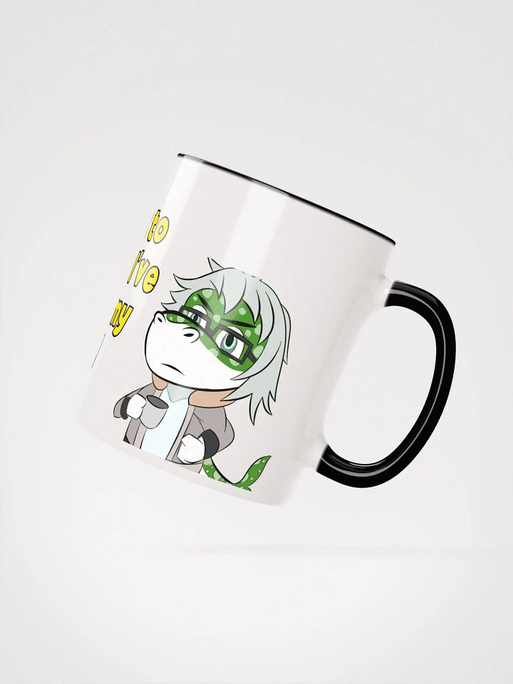 Ikari Ceramic Cup - "Don't Talk to me before I've "Fin"ished my Coffee!" product image (2)