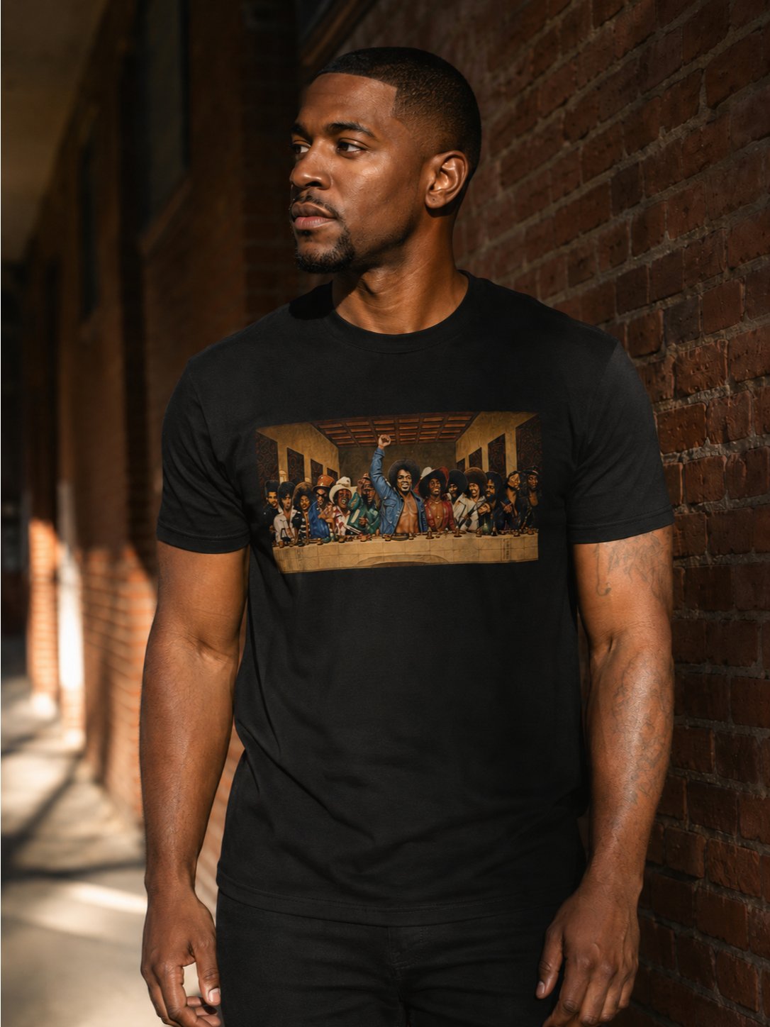 Retro 1970s Banquet Illustration Tee product image (4)
