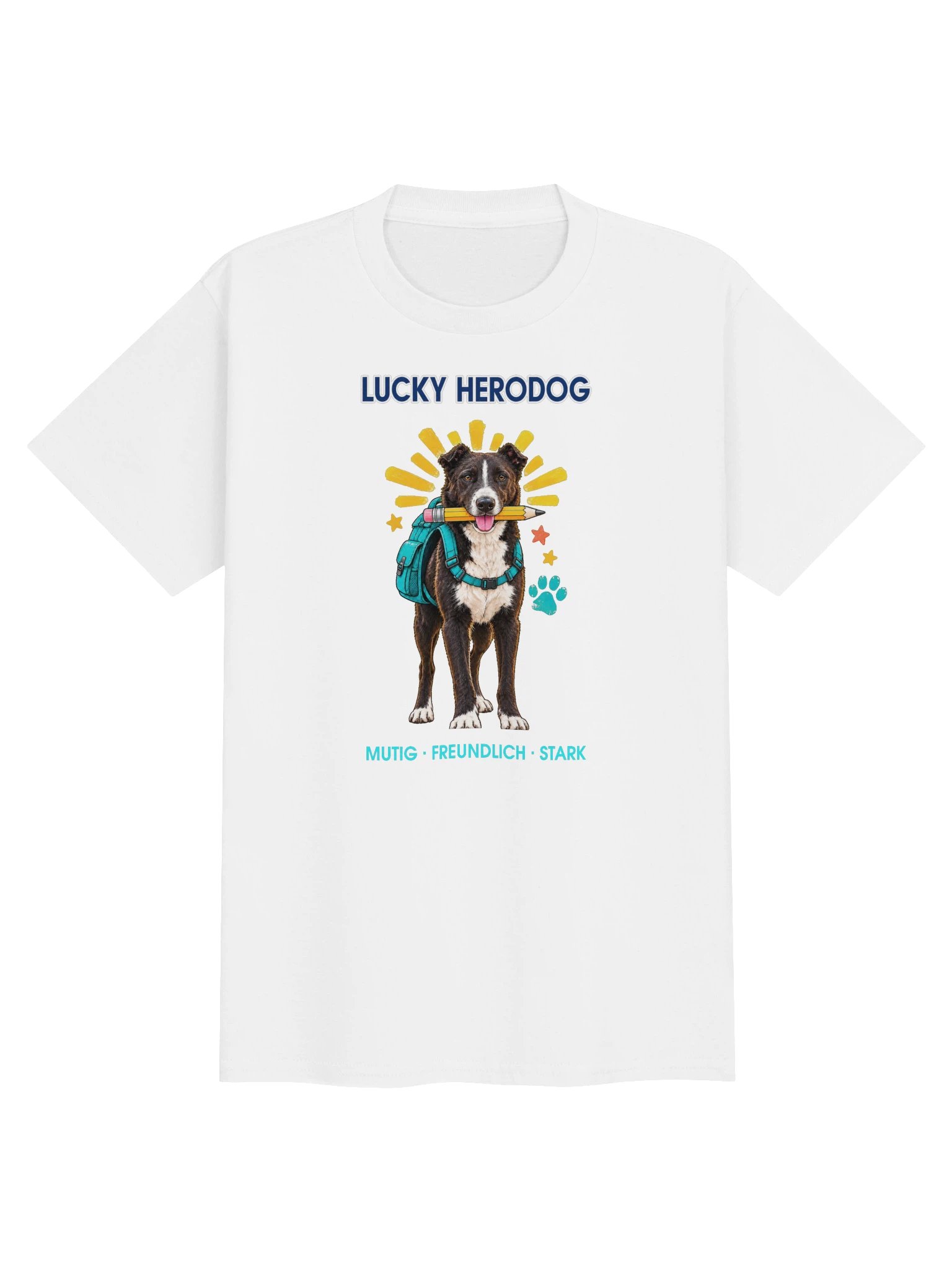 DogKids Schulanfänger T-Shirt – Lucky HeroDog product image (1)