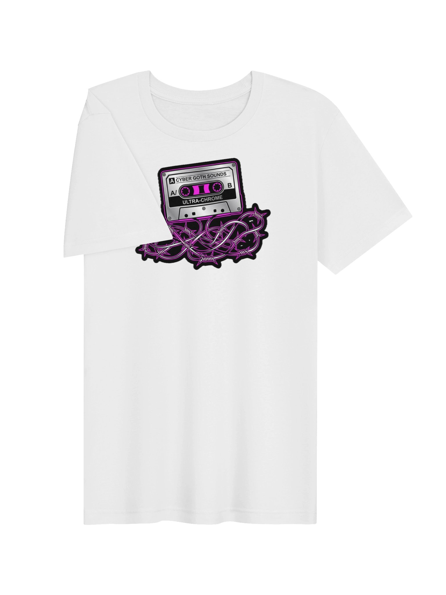 Cyber Goth Sounds Neon Cassette Tee product image (3)