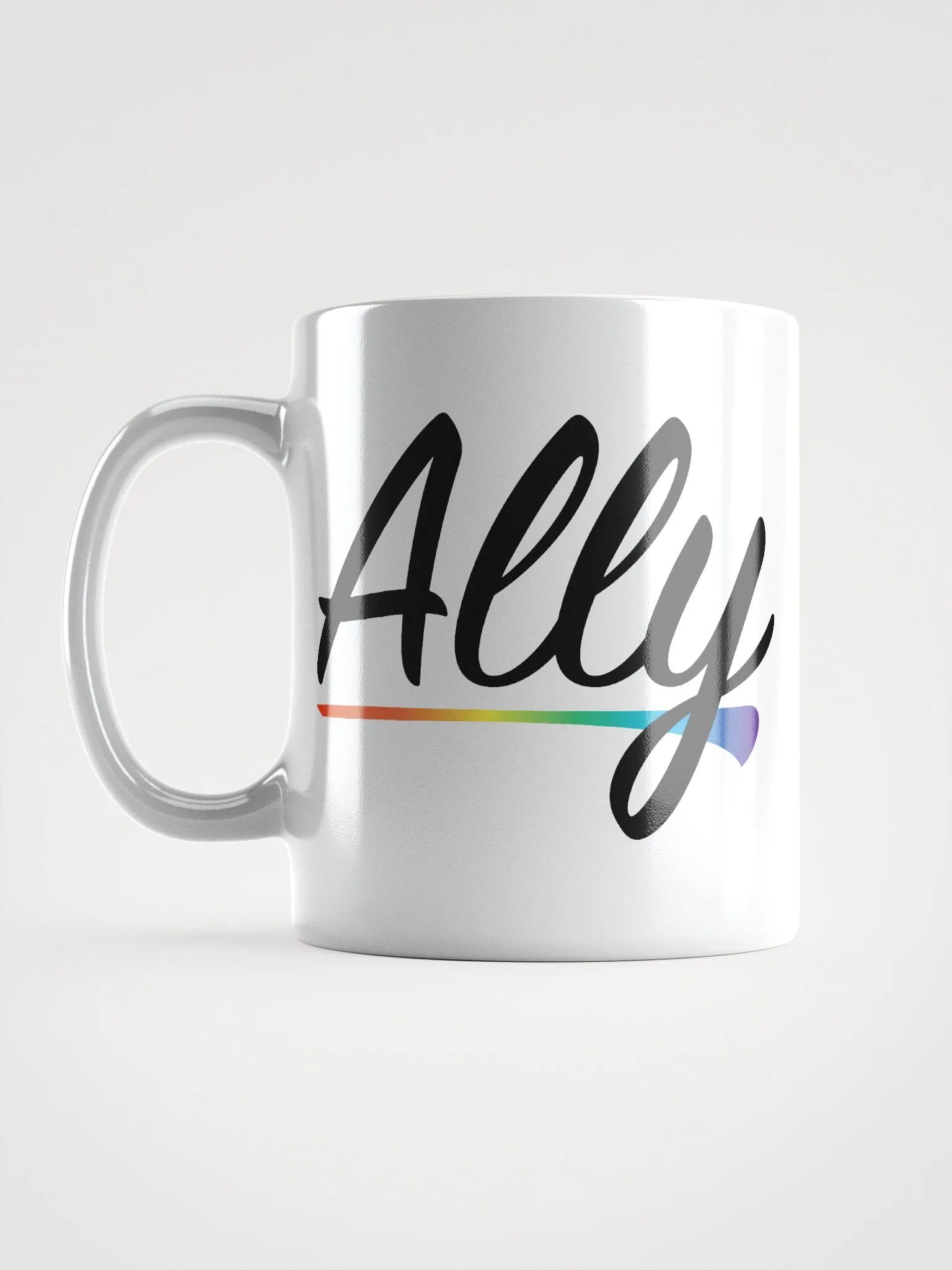 Ally Rainbow Pride Swish Mug product image (4)
