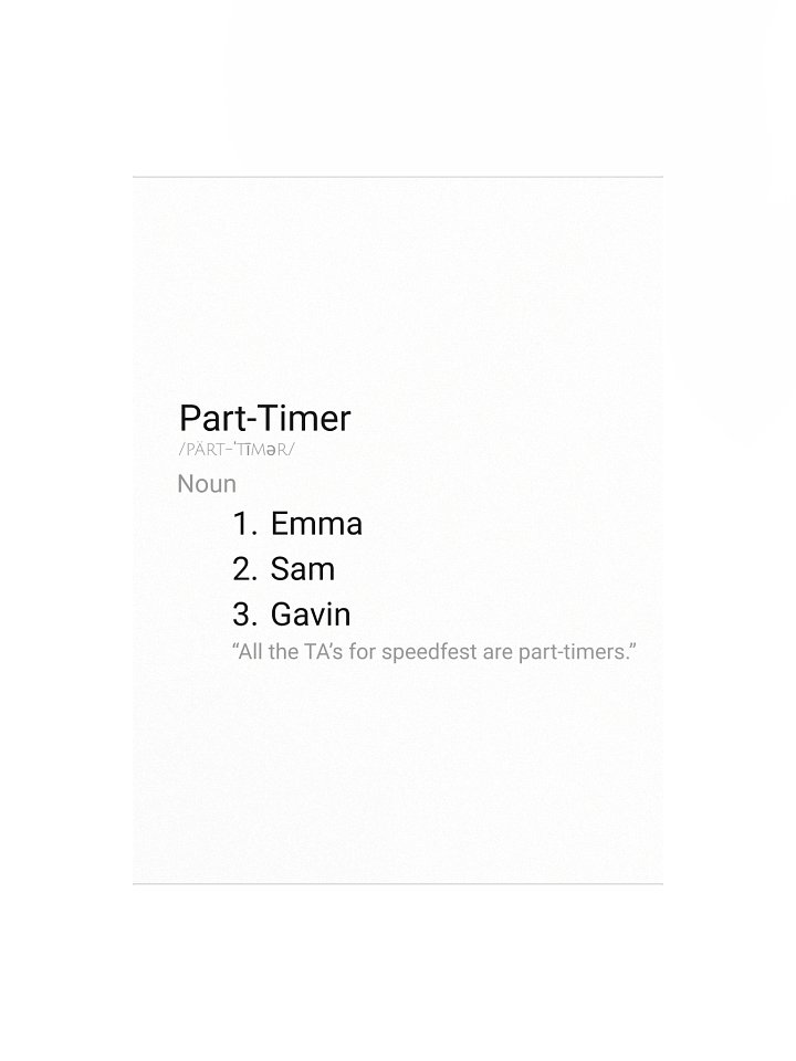 Part Timer Poster product image (1)