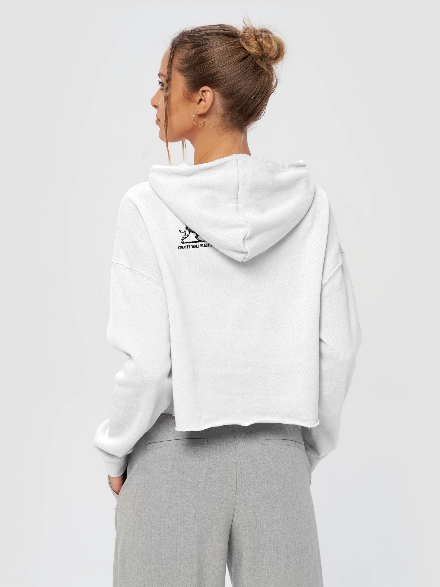 HYBRID ZOO – GIRAFFE CROP HOODIE product image (6)
