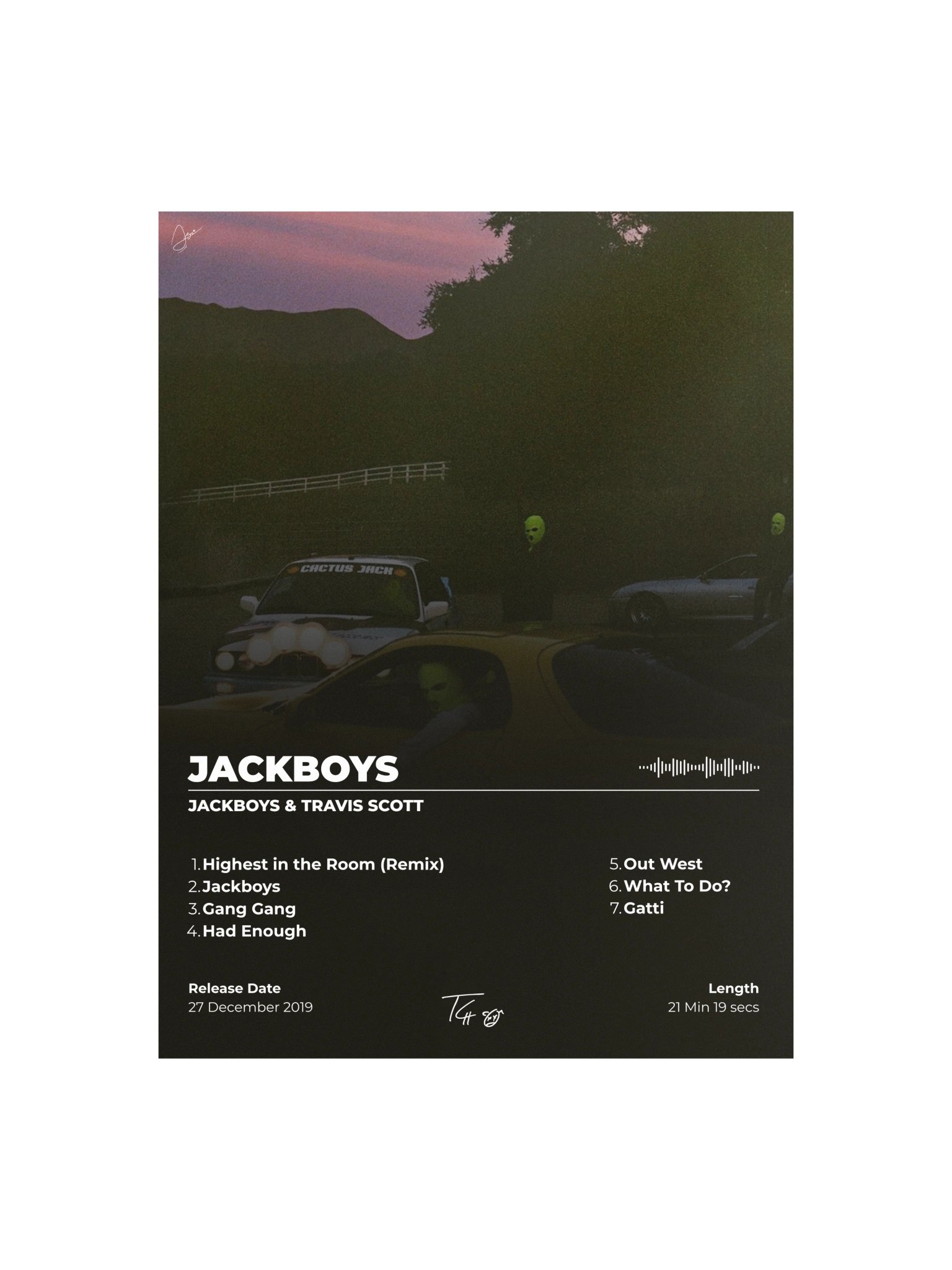 JACKBOYS Album Cover Poster product image (2)