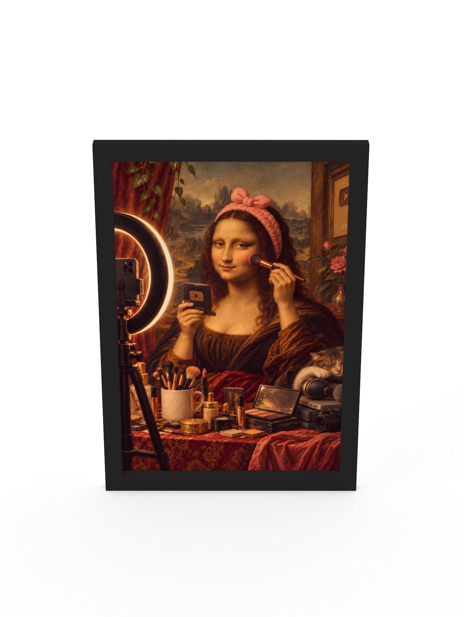 Getting Ready With Mona Lisa Poster product image (7)