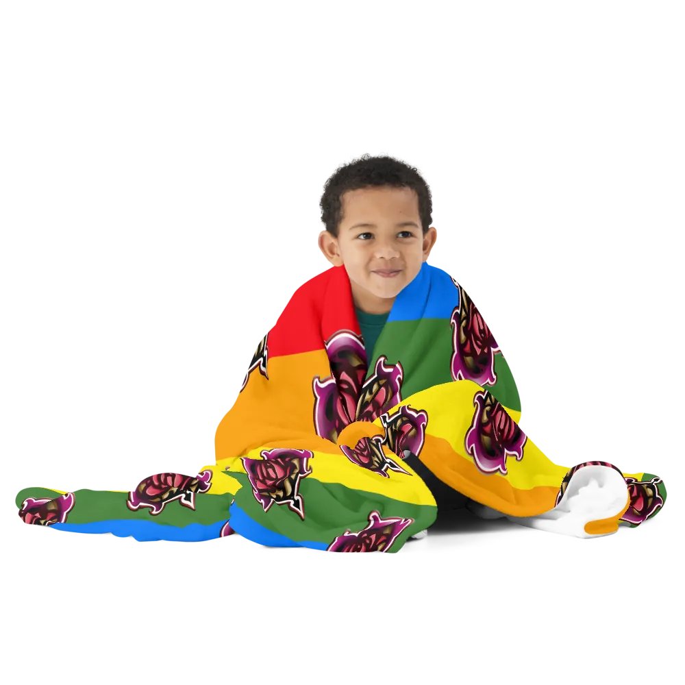 Zagarose Rainbow Throw Blanket product image (12)