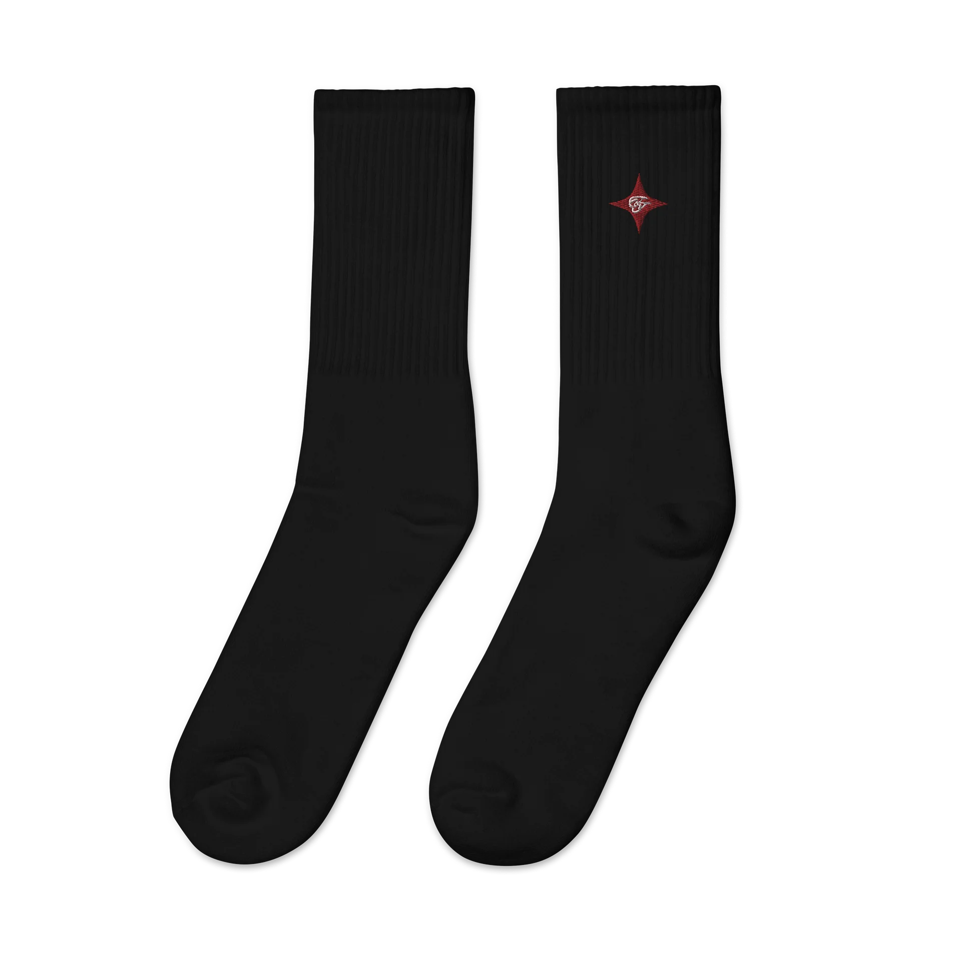 F&F Star Embroidered Crew Socks (MAR) product image (2)