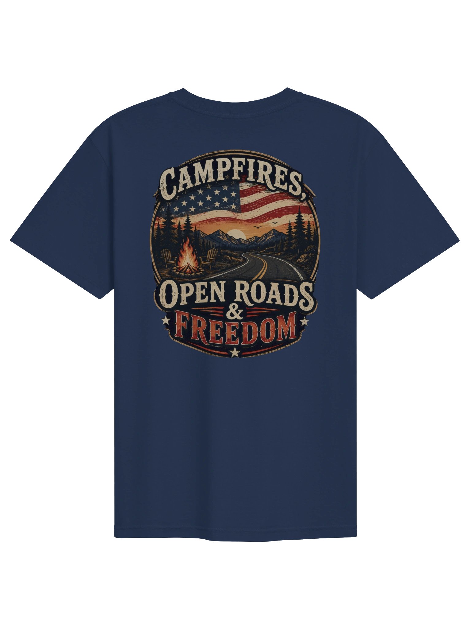 Campfires, Open Roads & Freedom Tee 🇺🇸🏕️ product image (15)