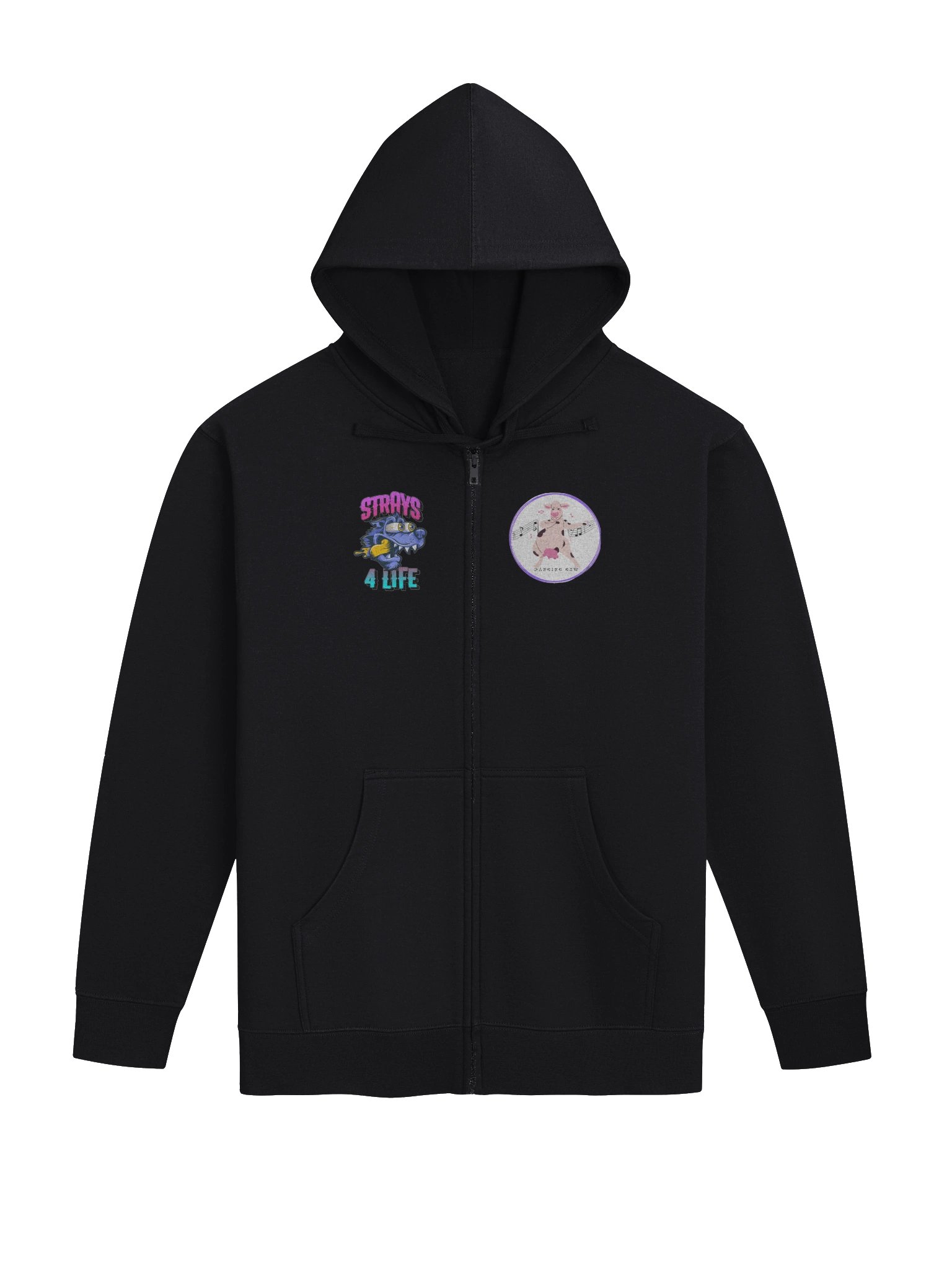 Dancing Doghouse Zip Up Hoodie product image (3)