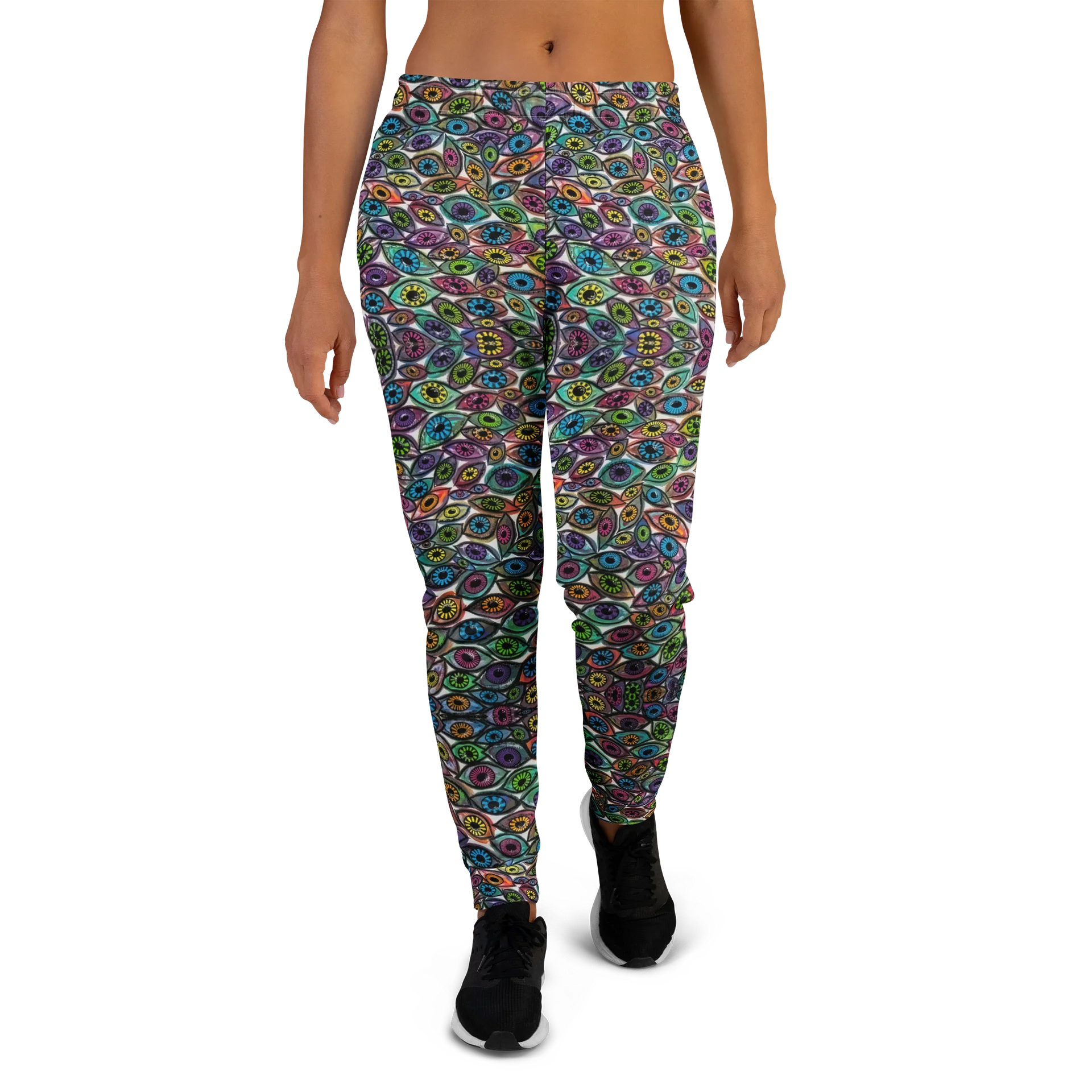 Women's Colorful Eyes Recycled Jogger Pants | Eye See You Too product image (2)