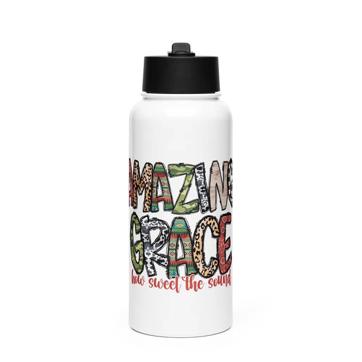 Amazing Grace - Stainless Steel Sports Water Bottle product image (1)
