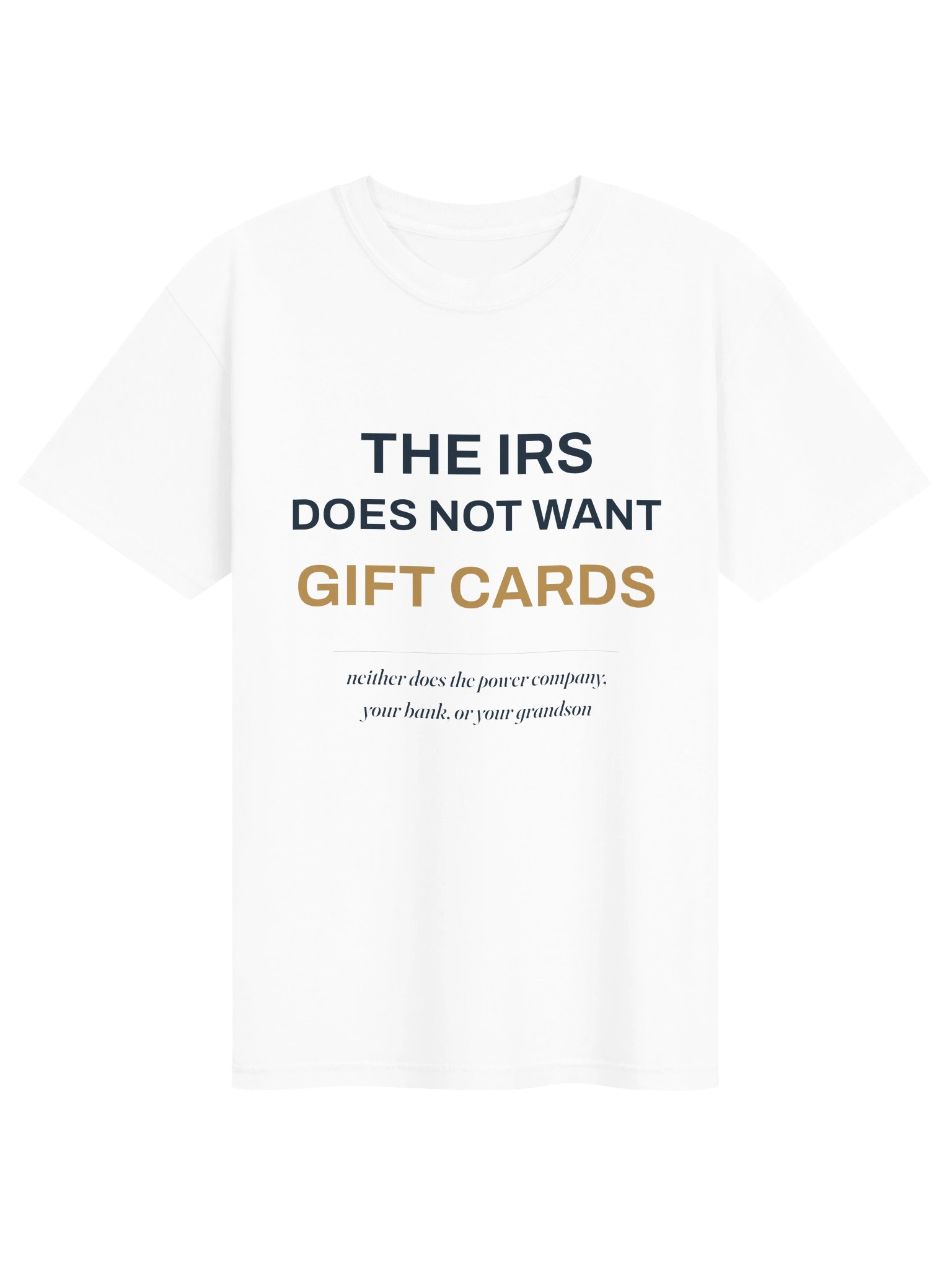 The IRS Does Not Want Gift Cards product image (1)