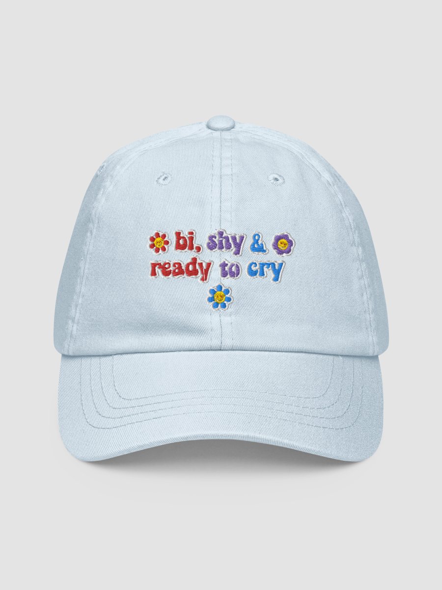 bi, shy, ready to cry - baseball hat product image (1)