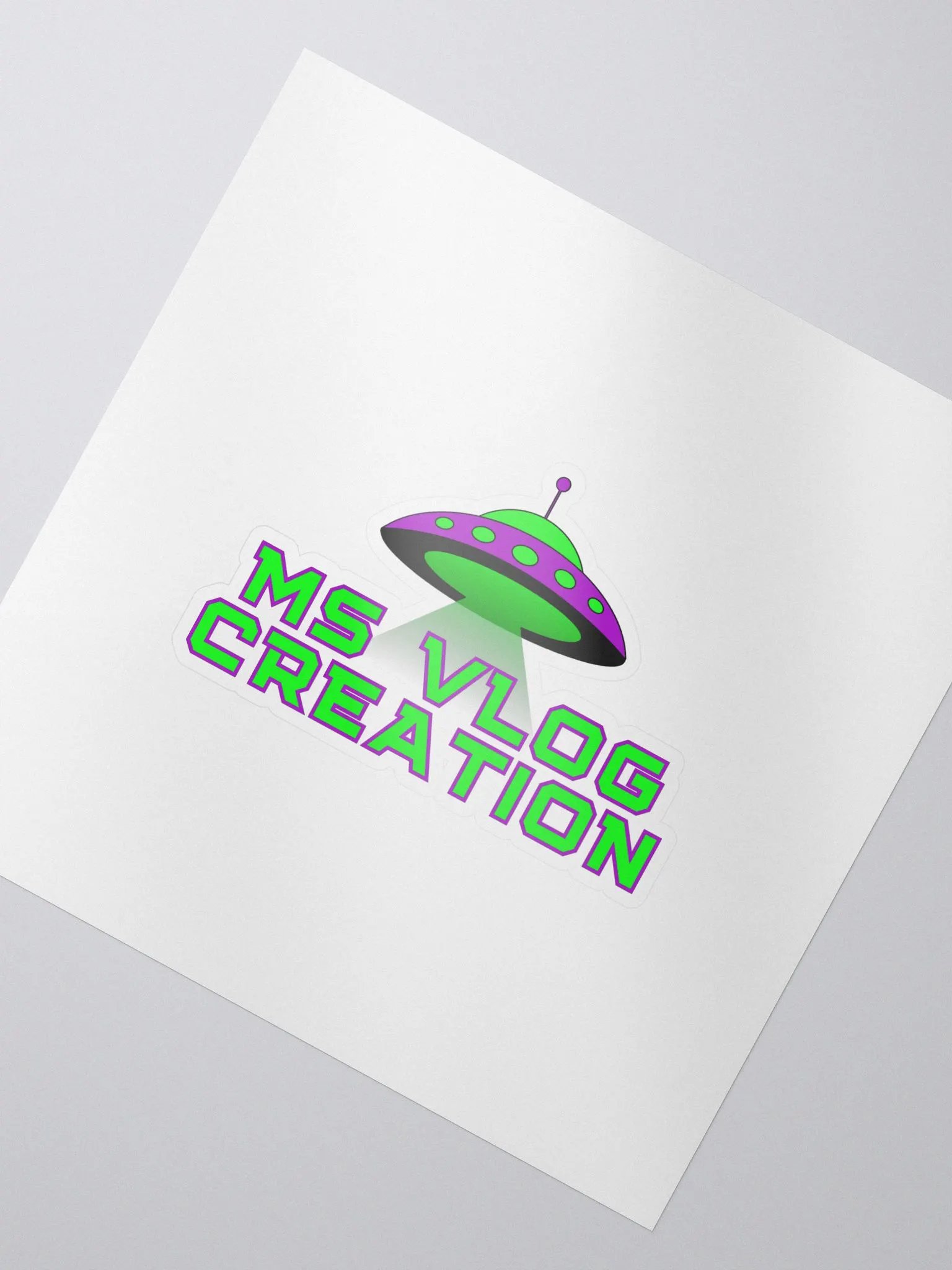 UFO Logo Sticker product image (2)
