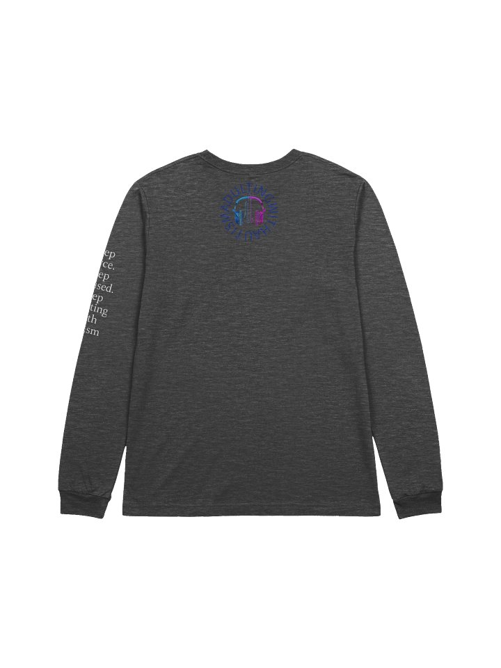Women’s Long Sleeve Tee – “Frequency Over Force” product image (2)