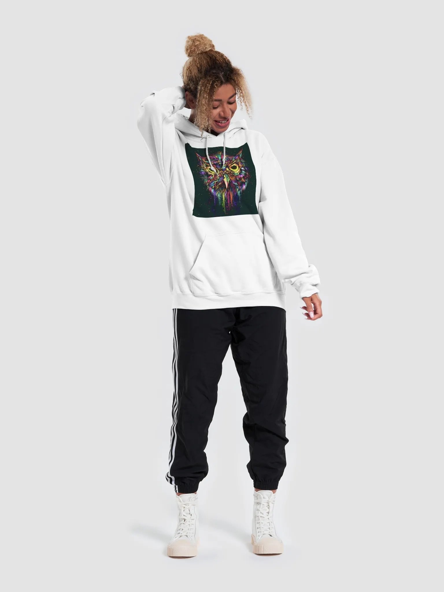 Drippy Owl Pullover Hoodie product image (6)