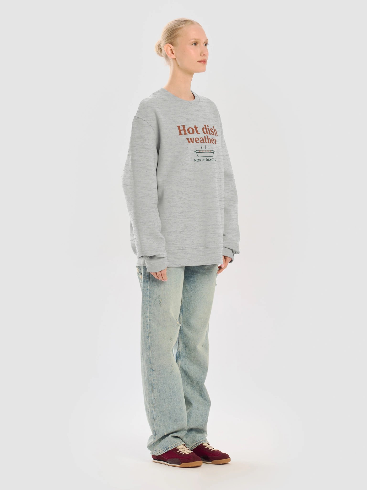 Hot Dish Weather Oversized Crewneck product image (11)