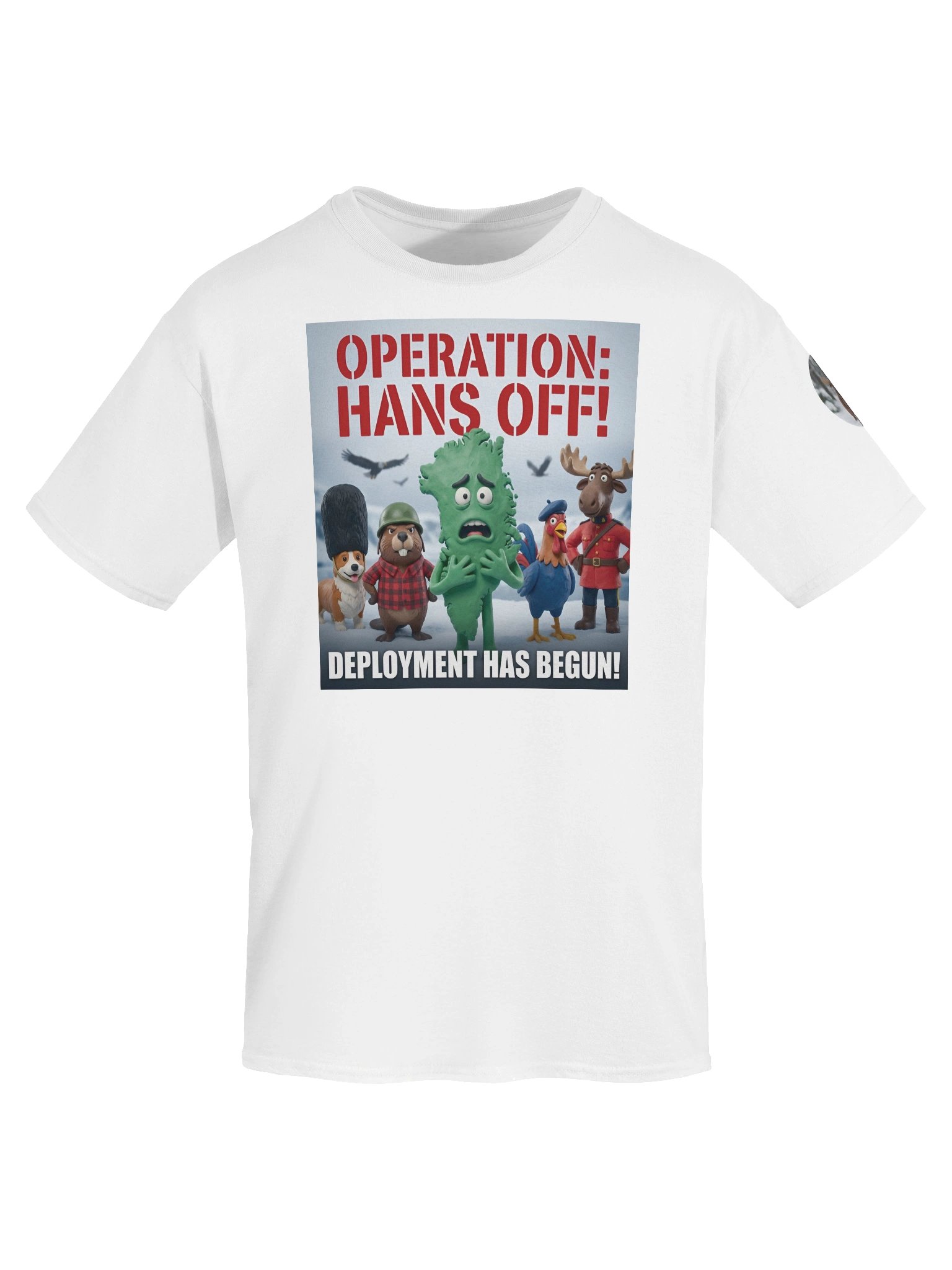 Operation: Hans Off! | Essential Character Tee (White) product image (7)