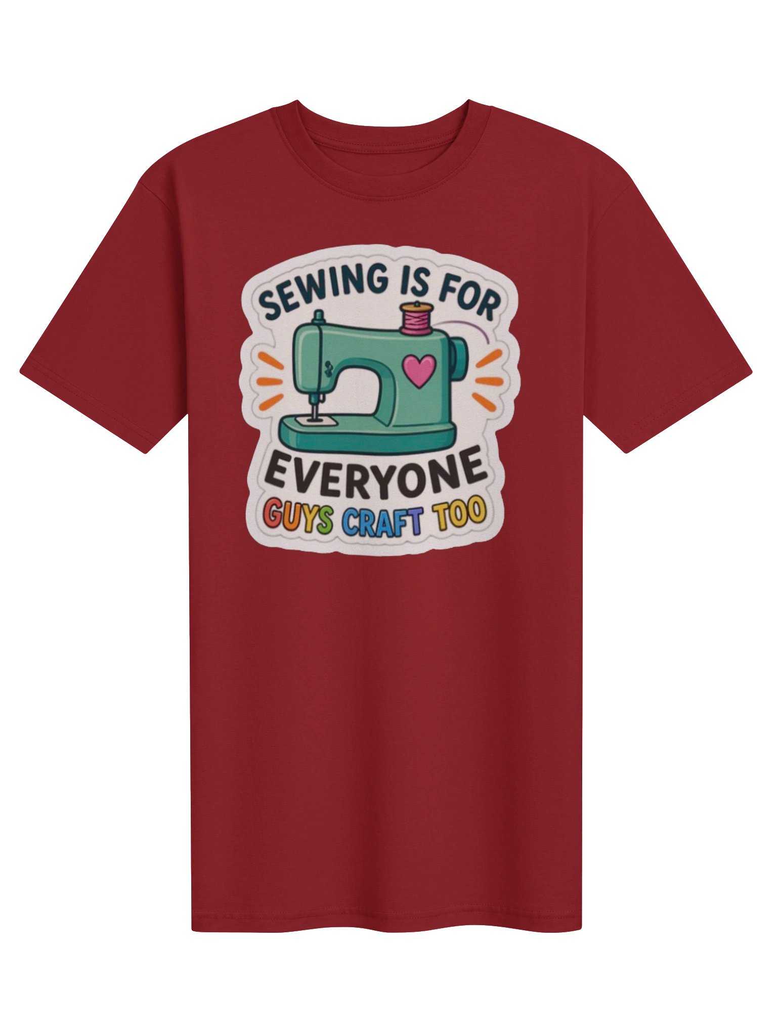 Sewing Is for Everyone Guys Craft Too Tee product image (1)