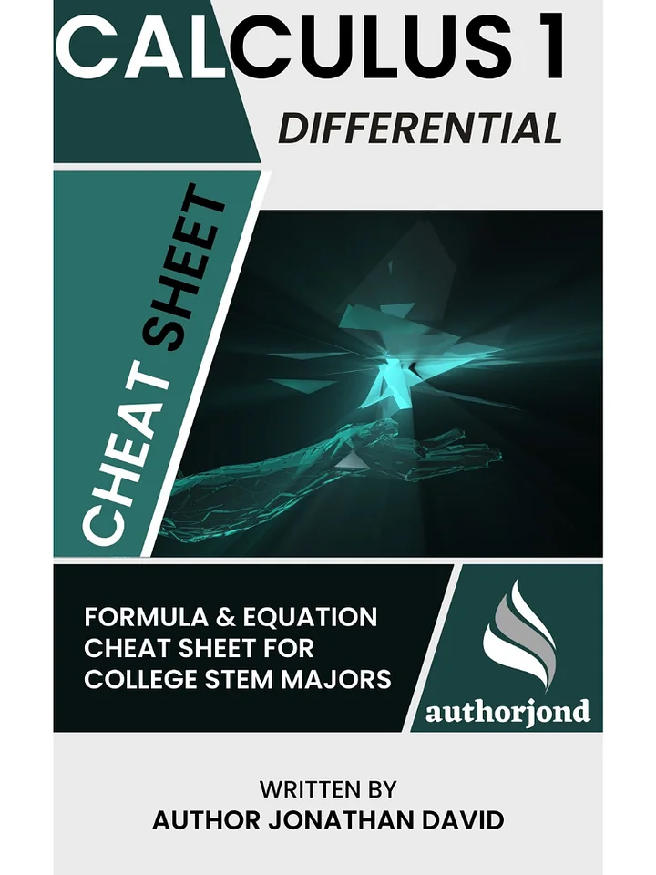 The Ultimate Cheat Sheet for STEM Majors | Calculus 1 product image (1)