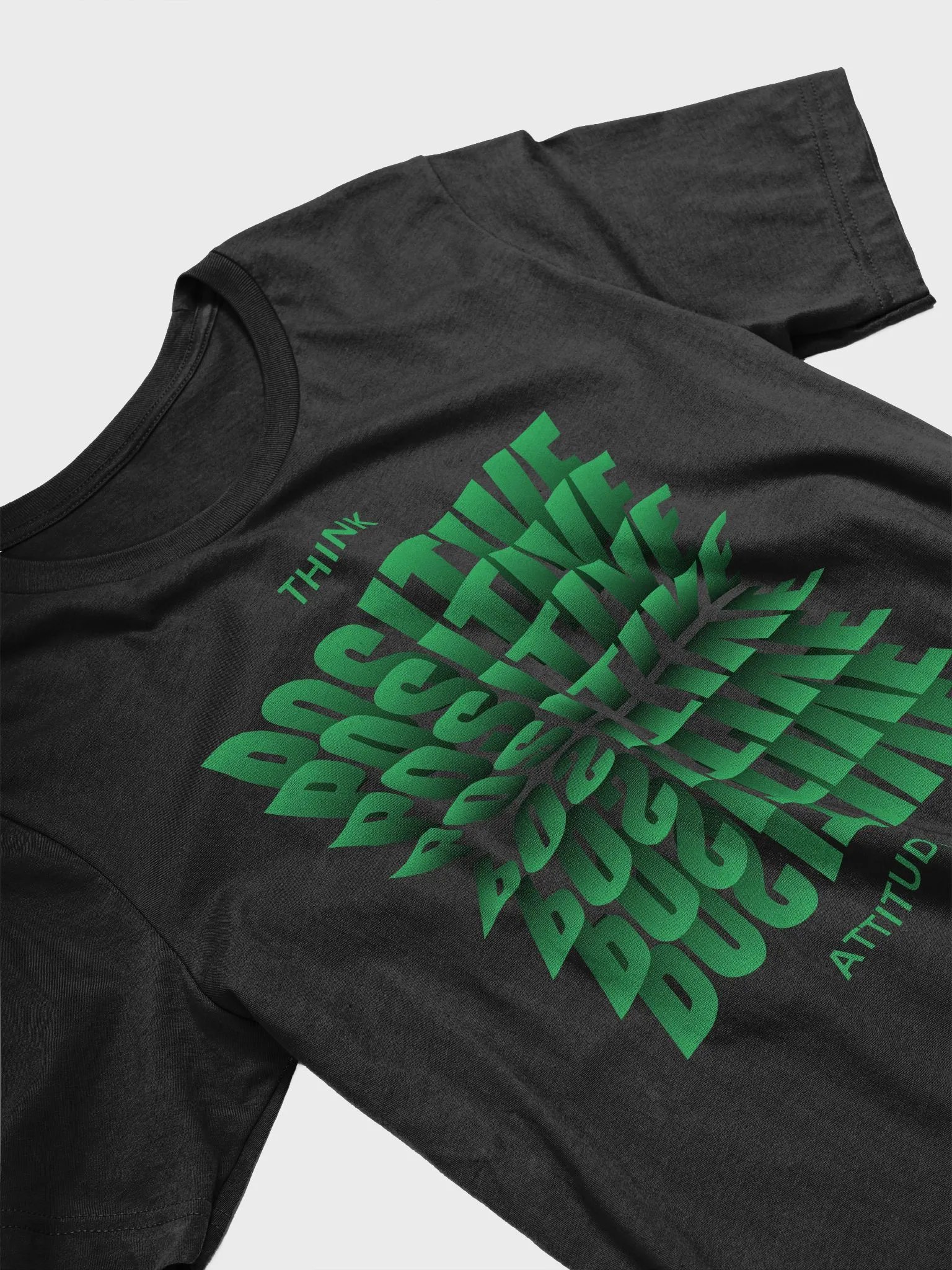 Think Positive Attitude T-Shirt product image (3)