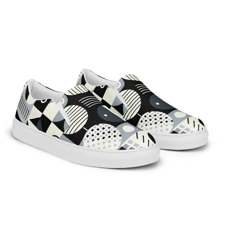 Abstract Geometric Men's Slip-On Shoes product image (2)