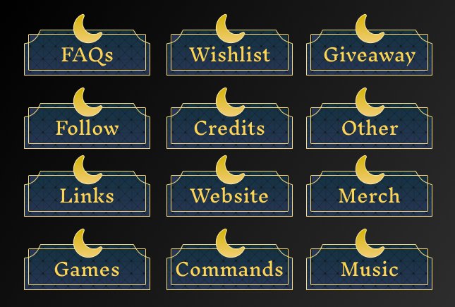 20+ YOUTUBE / TWITCH Stream Panel #003 product image (2)