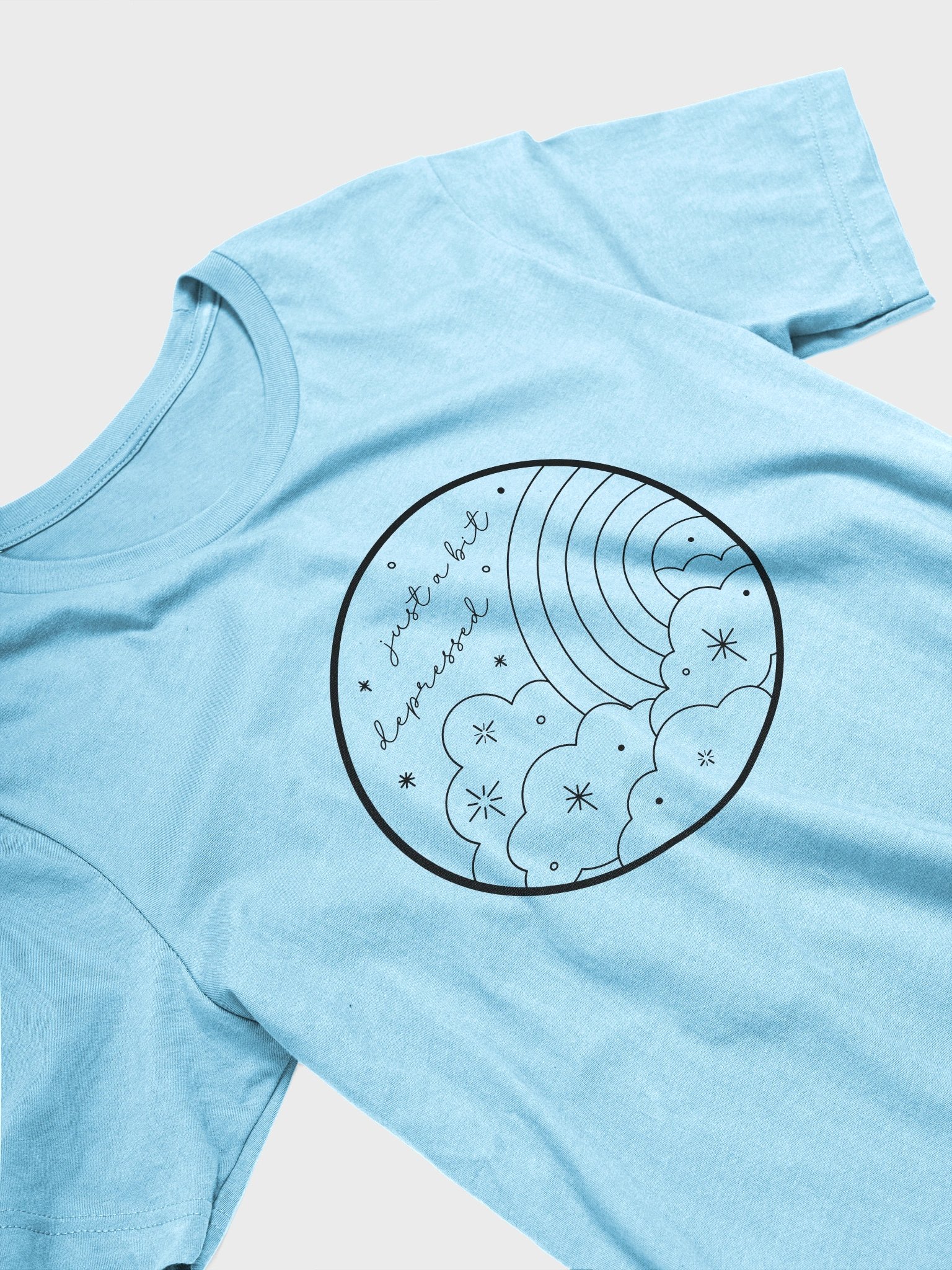 Depressed (B) T-Shirt product image (22)