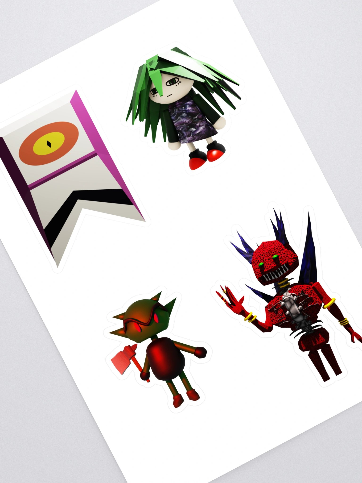 D-DISC, Skrunko, Goblin Boy, and The Devil product image (1)