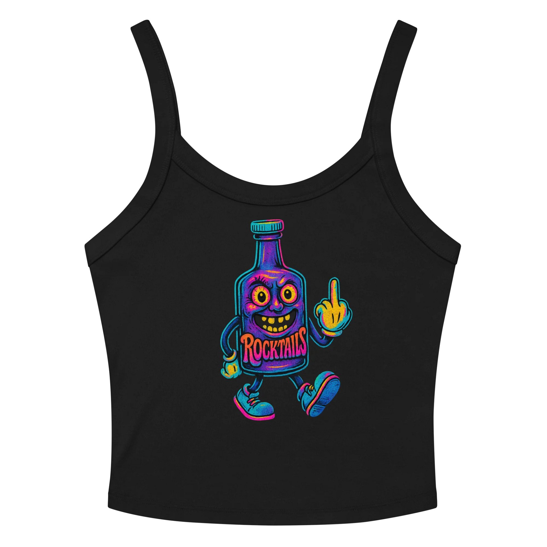 Mean Mr. Bottle "black light" Ladies Tank product image (1)