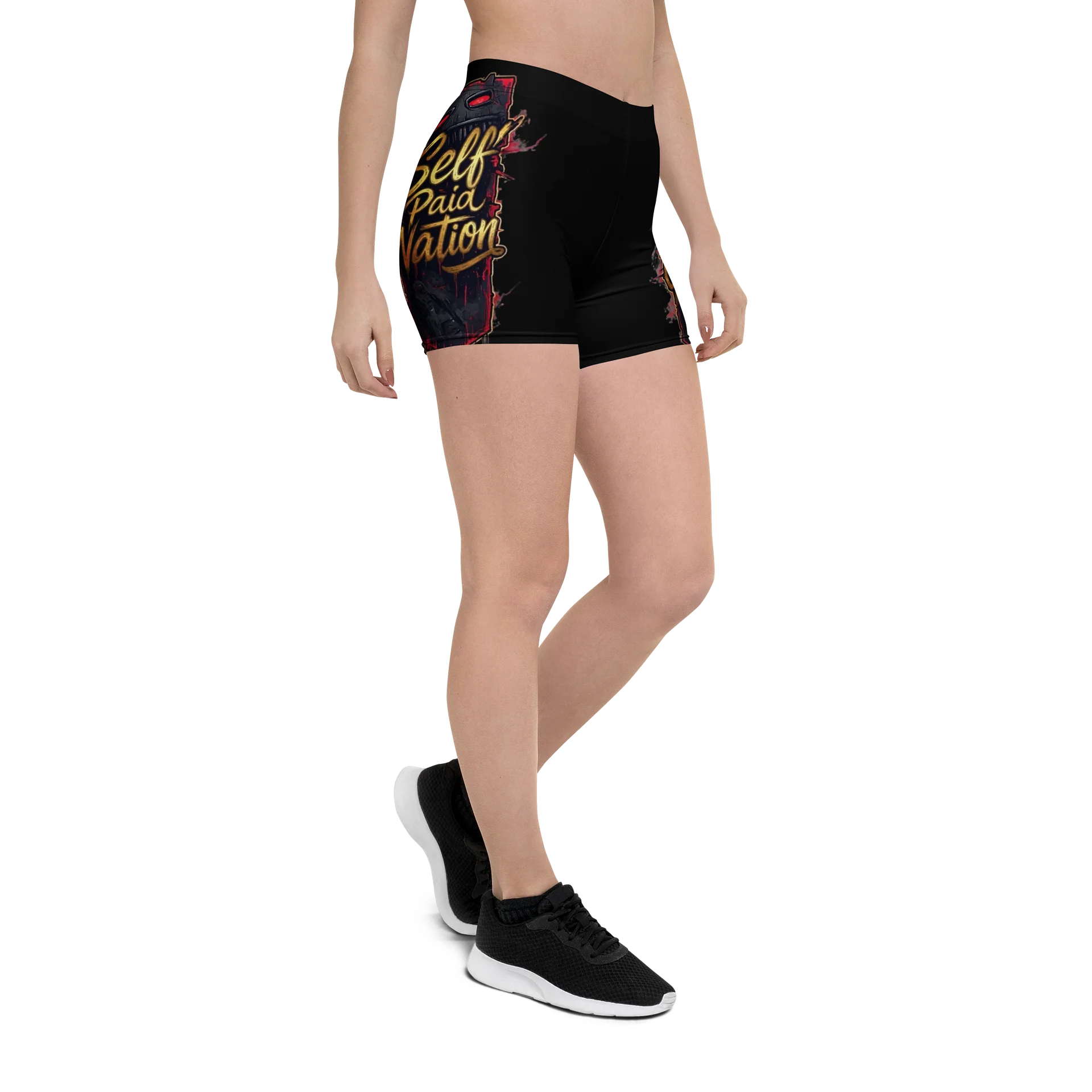 Limited Edition B.S.G Self Paid Nation All-Over Print Shorts product image (6)