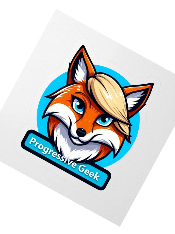 Progressive Geek Logo Stickers product image (3)