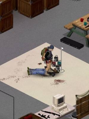 I used zombie blood on my abstract painting! Project Zomboid with B1G_K4T #projectzomboid #pcgaming #art #theindiestone #foryoupage 