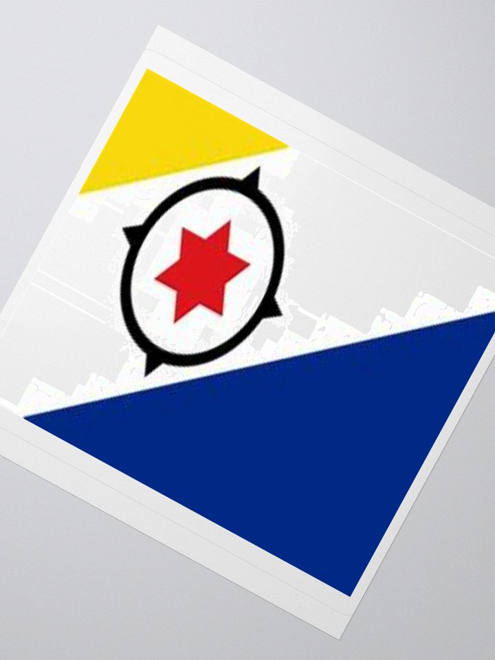 Exclusive Bonaire Flag Kiss-Cut Stickers - High-Quality Vinyl, Multiple Sizes product image (4)