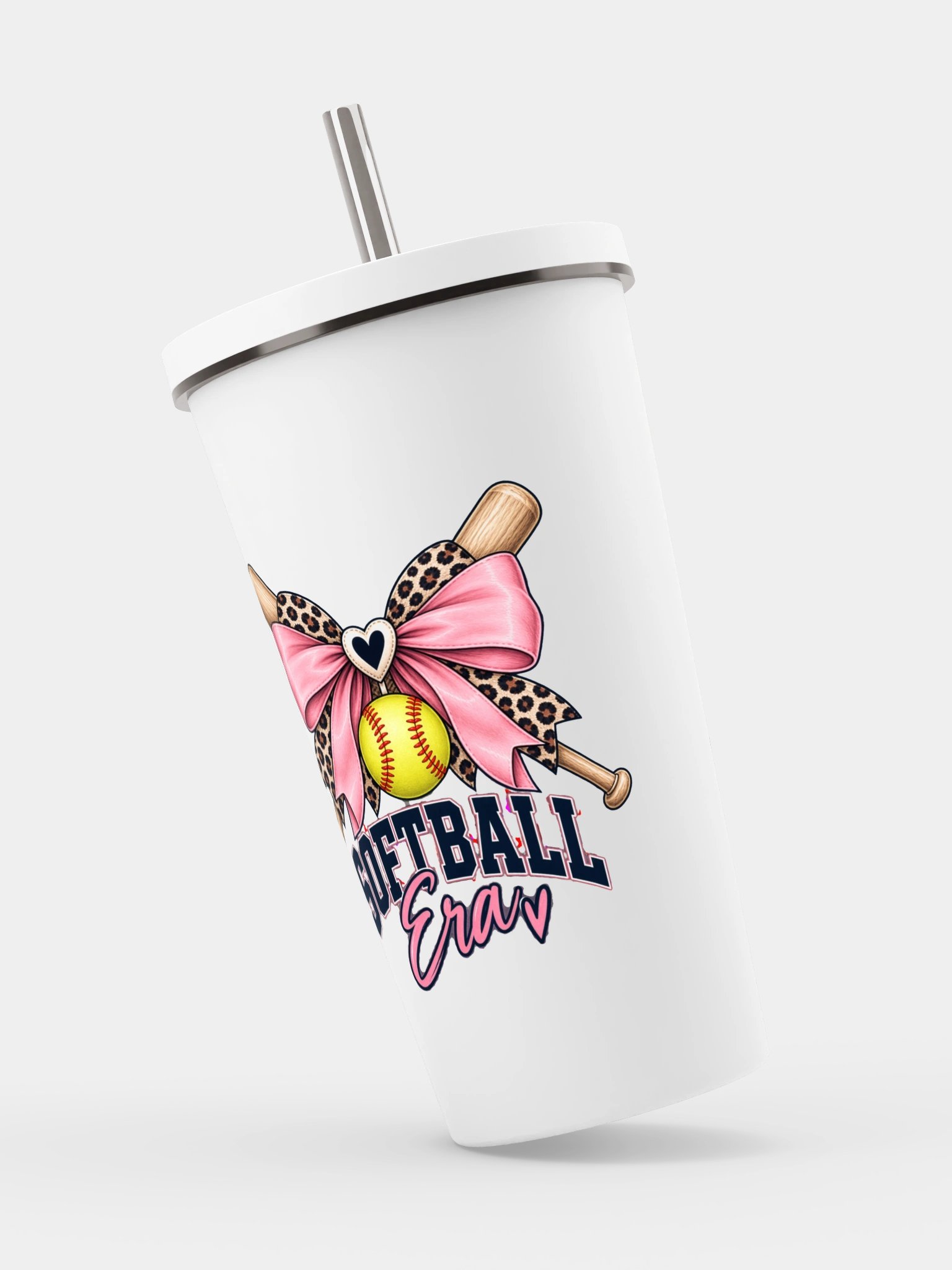 Ballfield Mom Softball Tumbler | 20 oz Cup with Straw product image (3)