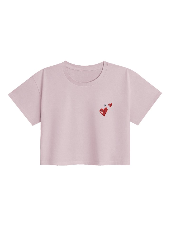 Darla's Hearts Crop Top product image (2)