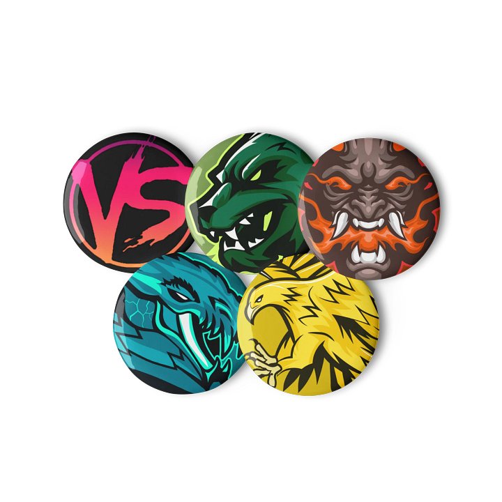 BATTLE OF MIDGARD 'VS' BADGE SET product image (2)