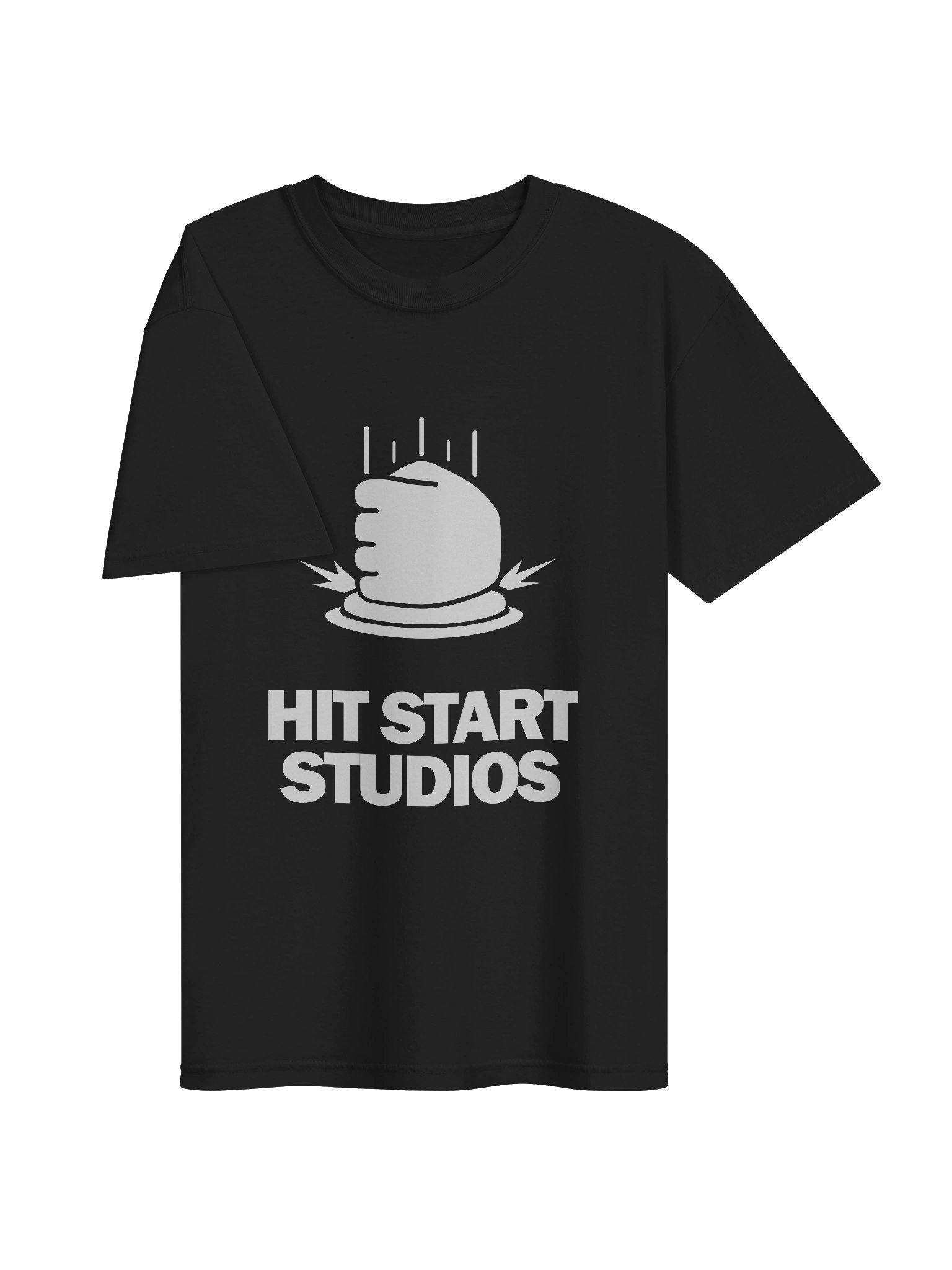Hit Start Garment-Dyed Heavyweight T-Shirt Black product image (3)
