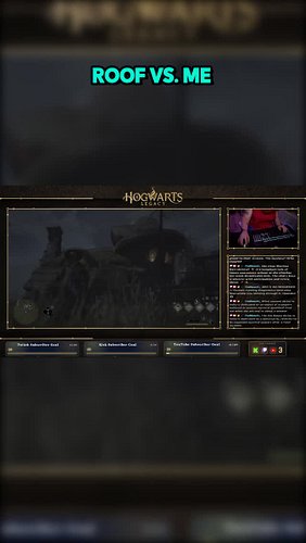This roof is my greatest enemy #gamingstruggles #cozychaos #hogwartslegacy #funnyclip