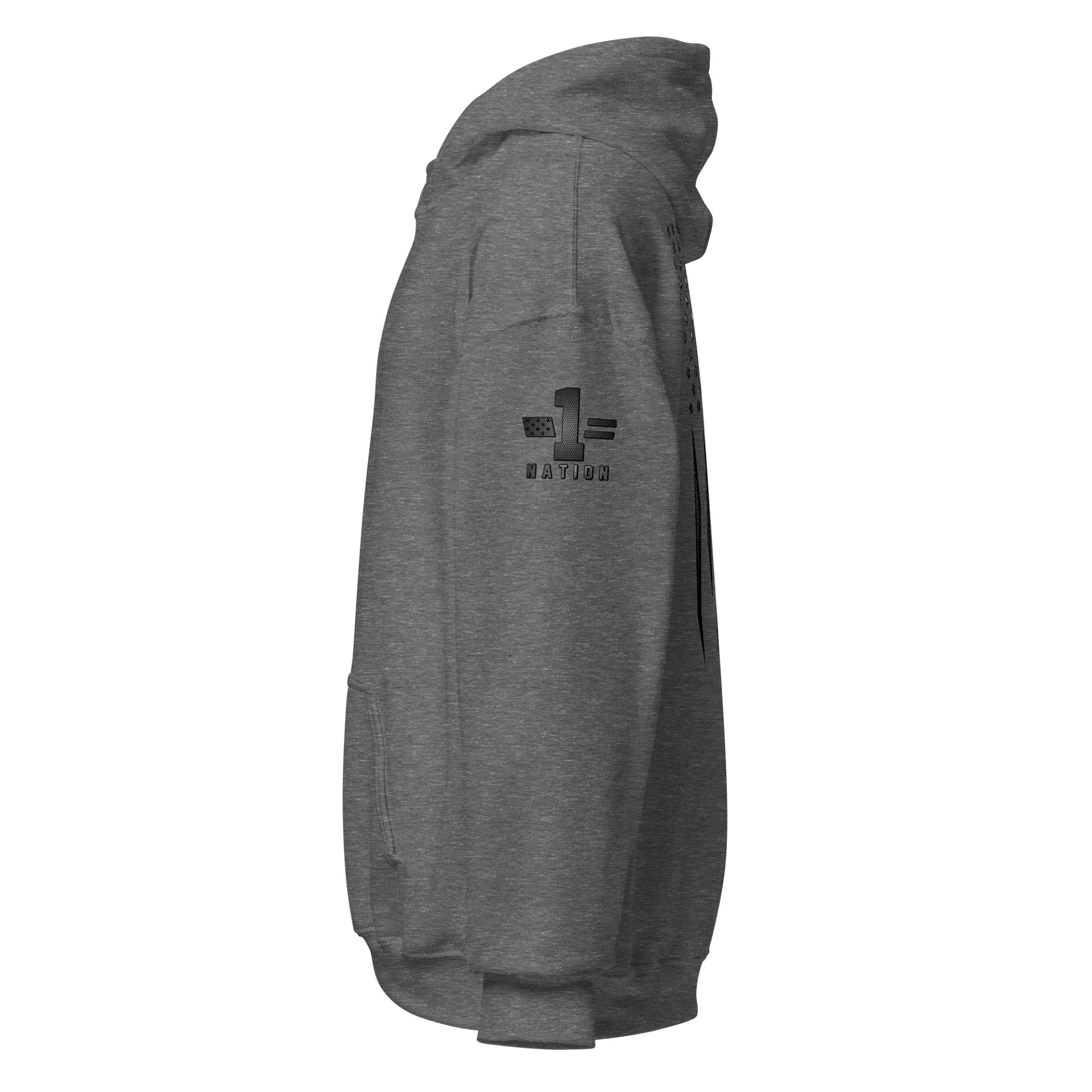 Carbon Onyx American Flag Hoodie product image (2)