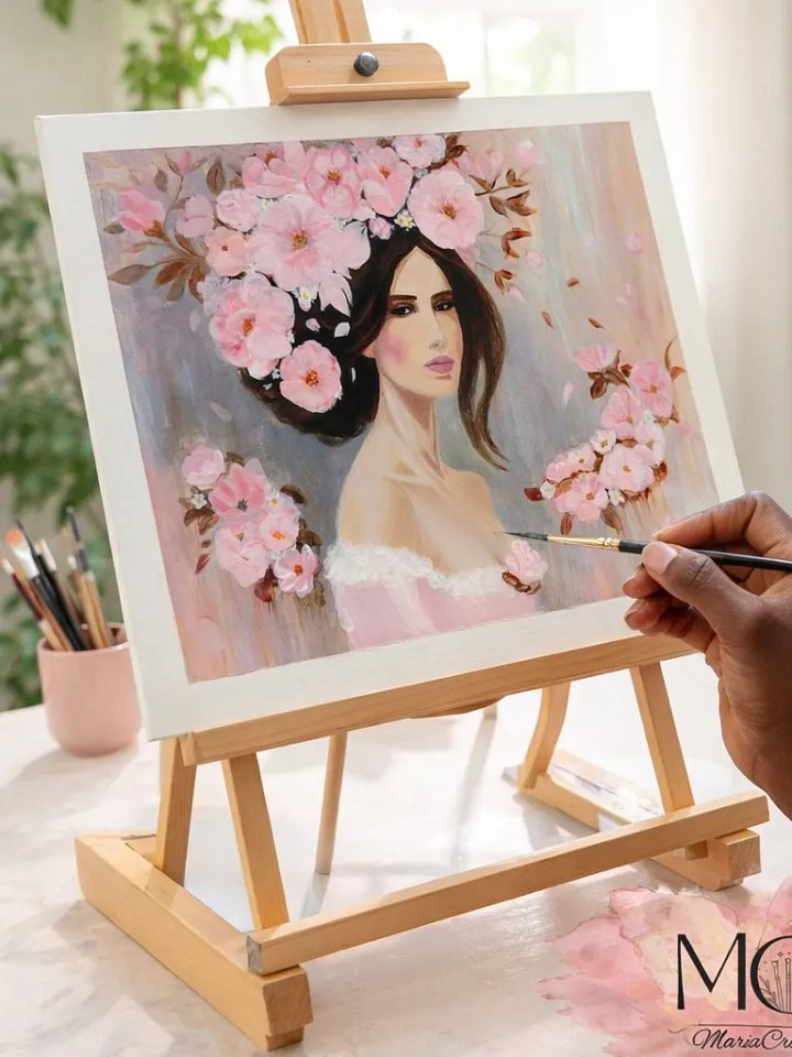 Blushing Beauty Among Blossoms product image (1)