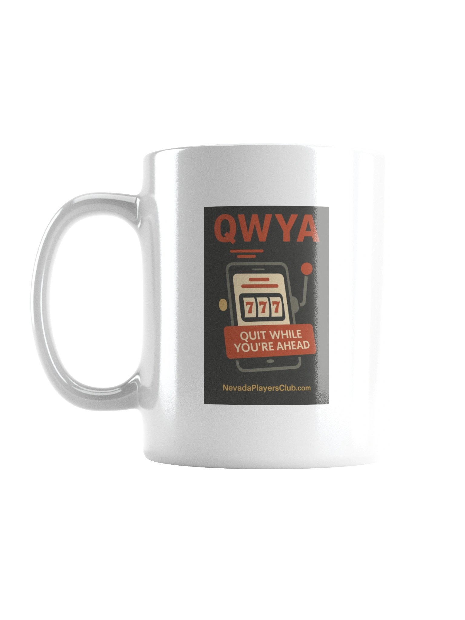 White Quit While You're Ahead Mug - Alt Version 1 product image (1)