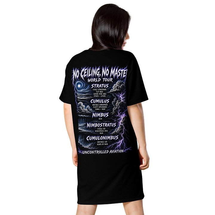 CLOUDS World Tour — Aviation Weather Line — Shirt Dress product image (2)