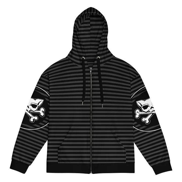 Blaque Kat Skull Remix Stripped Hoodie product image (1)