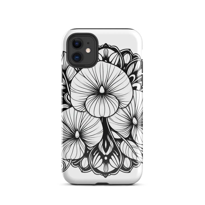 Floral Blooms iPhone® Tough Case | AI Design flower mandala product image (24)