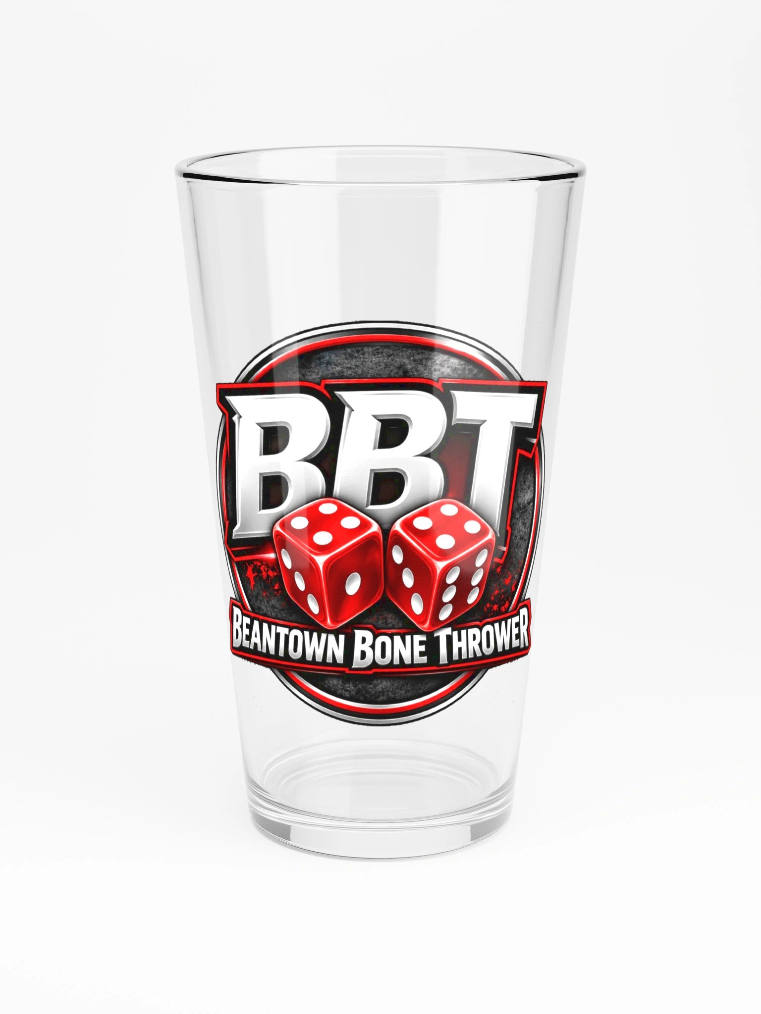 Beantown Bone Thrower Pint Glass product image (3)
