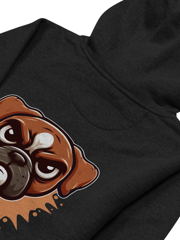 Boxer Angry Pup (Natural Ears) - Premium Adult Unisex Hoodie product image (2)