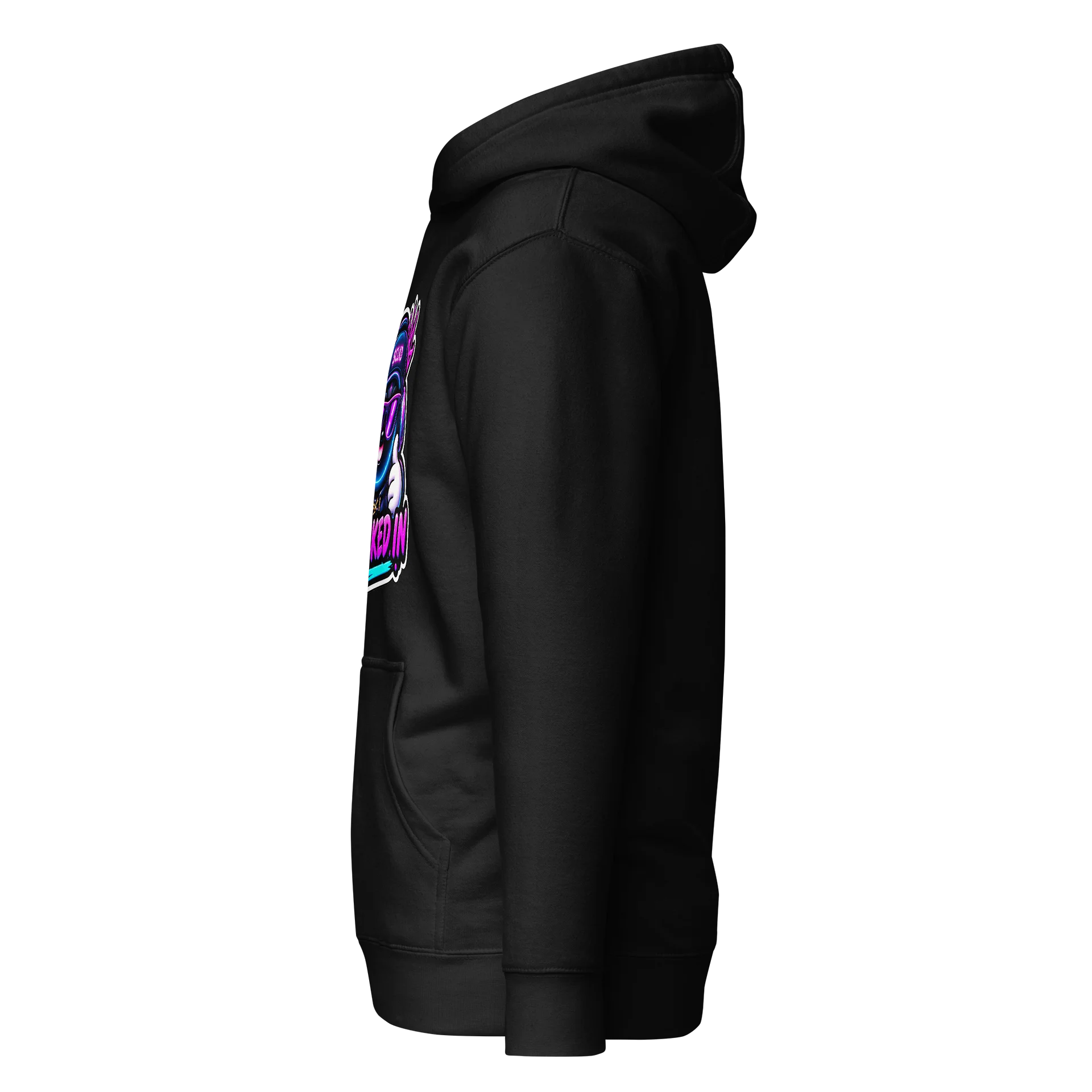 CLOCKED IN Premium Heavyweight Hoodie product image (4)