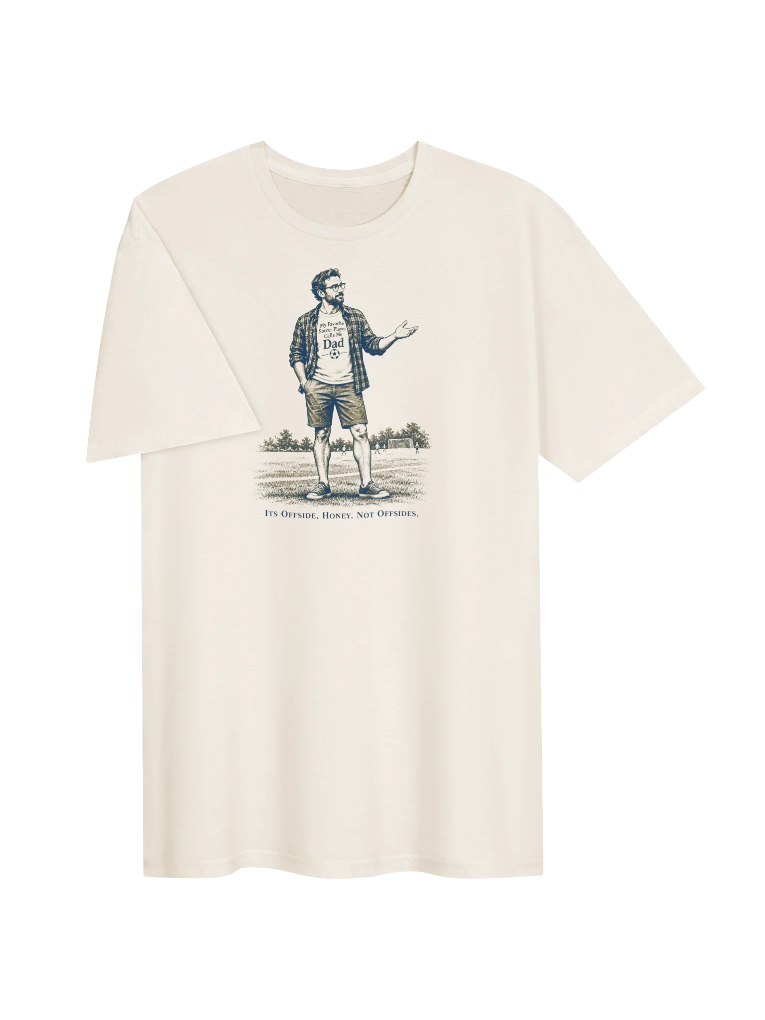 Offside Dad Soccer Humor T-Shirt product image (3)