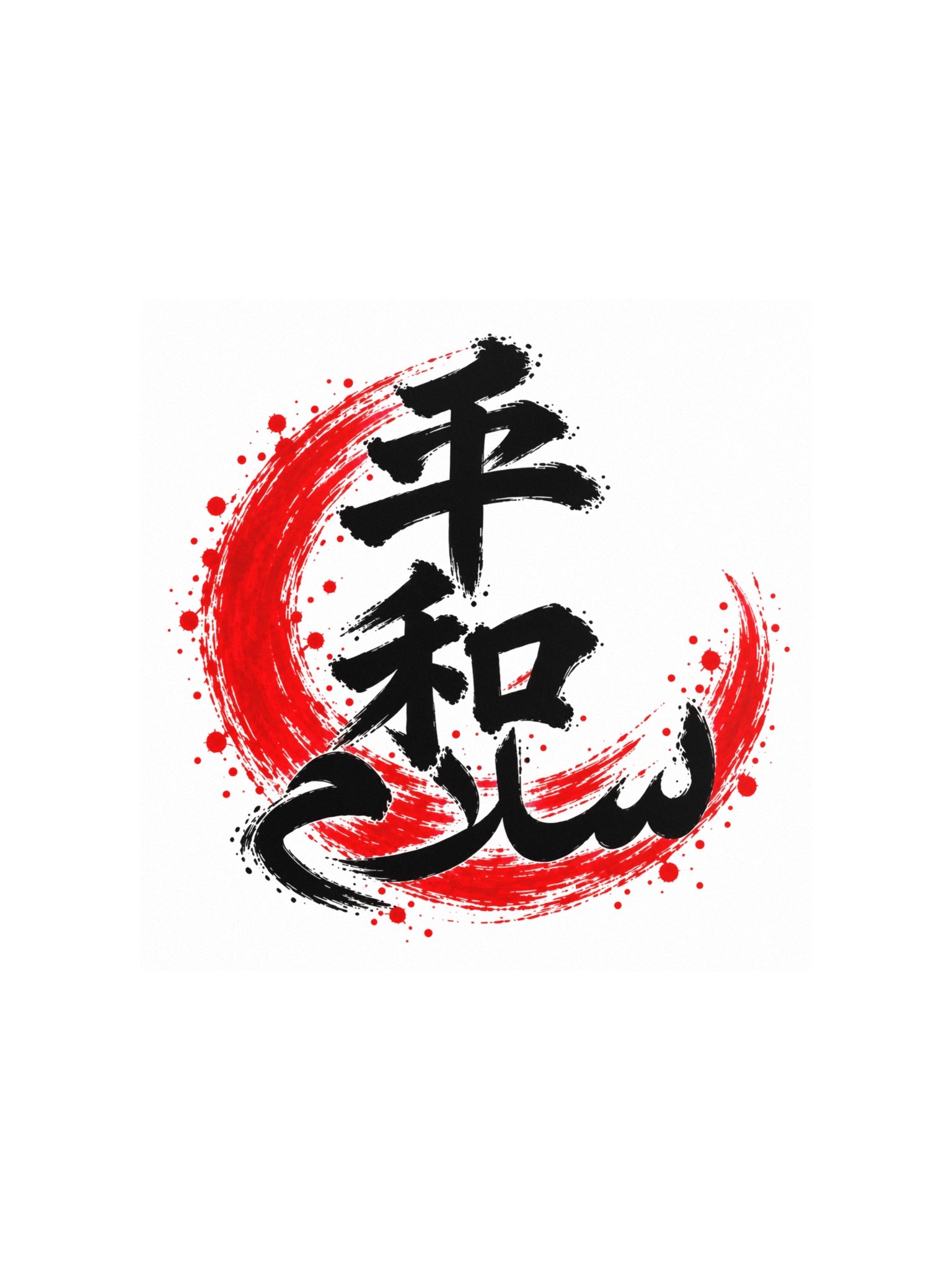 Peace Calligraphy Art Print product image (1)